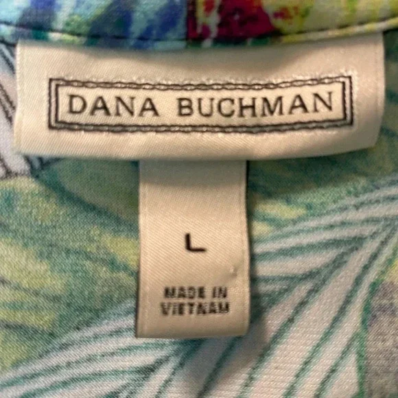 Dana Buchman sleeveless top multicolor size large - Picture 3 of 3